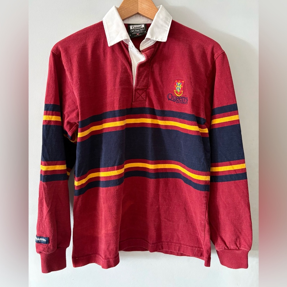 Queen’s University x Barbarian Rugby Wear Rugby Shirt, Unisex
